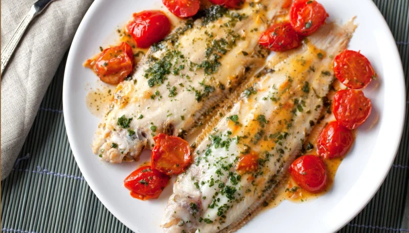 Soles aux tomates cerise et pesto