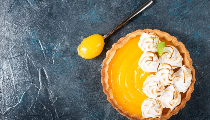 Tartelettes aux agrumes meringuées