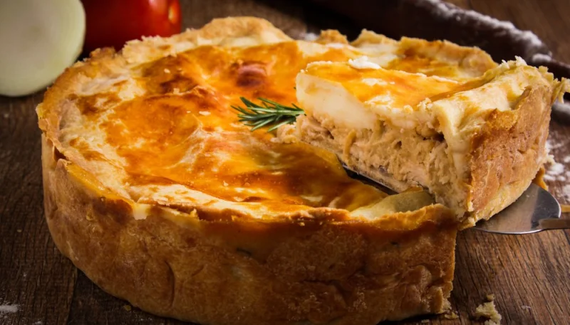 Tourte de ris d'agneau et salsifis