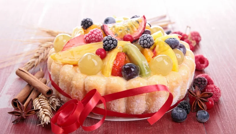 Charlotte aux fruits