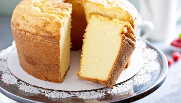 Chiffon cake au citron