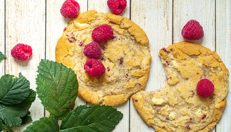 Cookies aux framboises