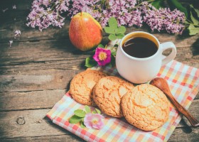 Cookies poires, chocolat blanc et noix de coco