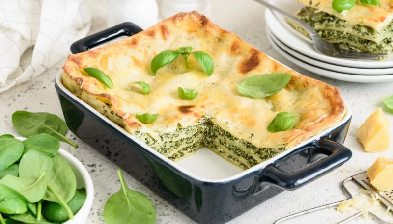 Lasagnes aux épinards