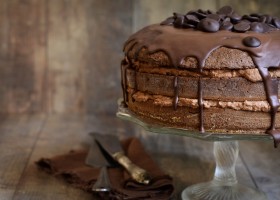 Layer cake au chocolat