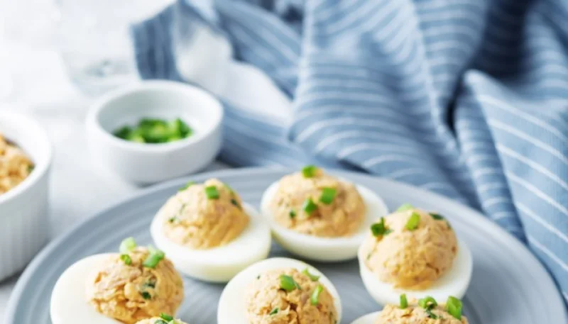 Œufs mimosa au thon facile