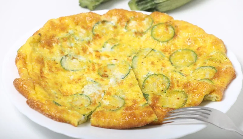 Omelette à la courgette