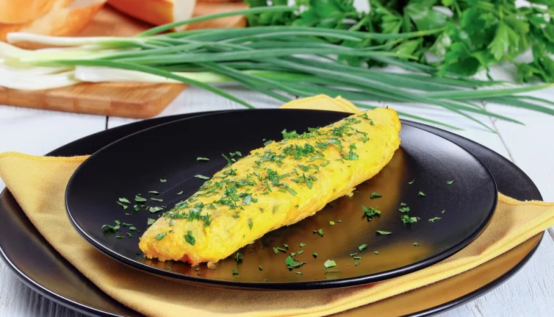 Omelette au micro-ondes