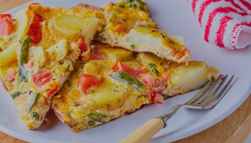 Omelette aux légumes