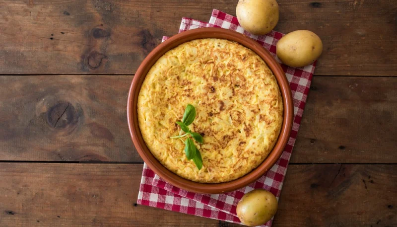 Omelette aux pommes de terre