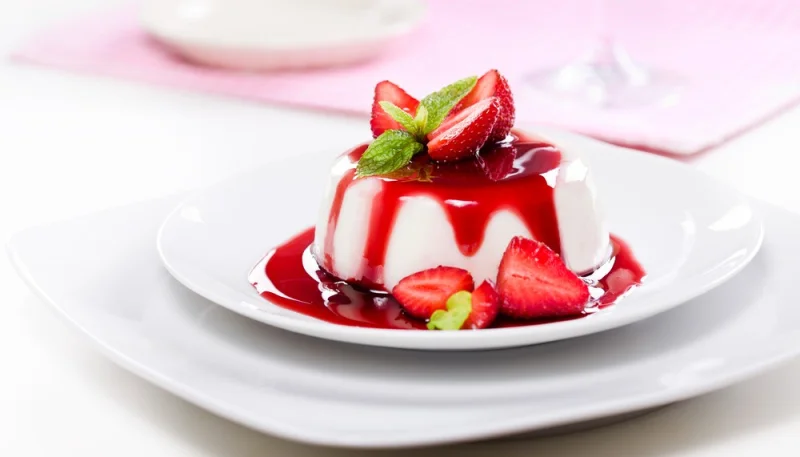 Panna cotta sans gélatine