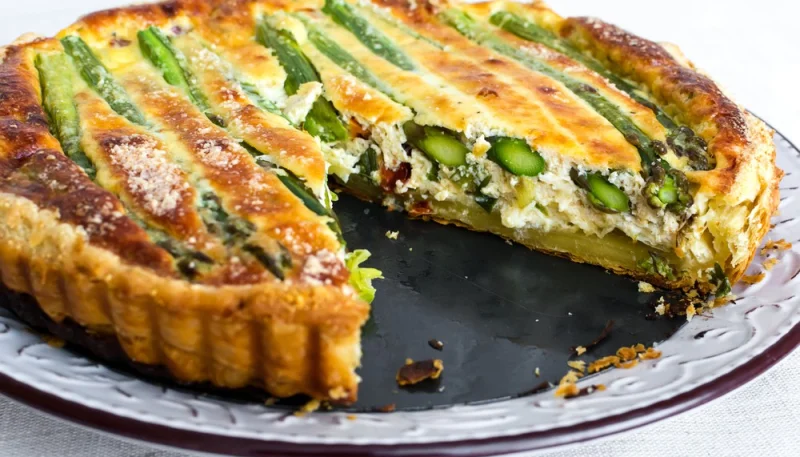 Quiche aux asperges vertes