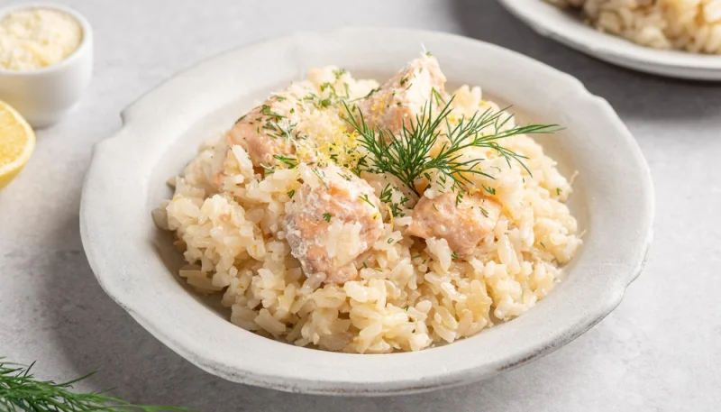 Risotto au poisson