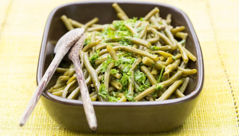 Salade de haricots verts