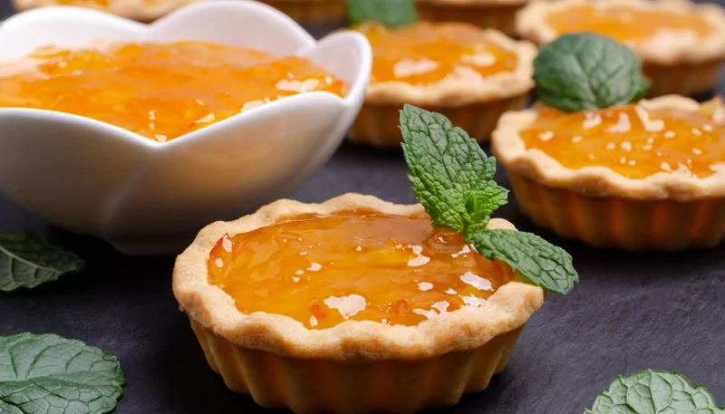 Tartelettes à la crème de mandarine