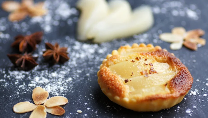Tartelettes aux poires et amandes