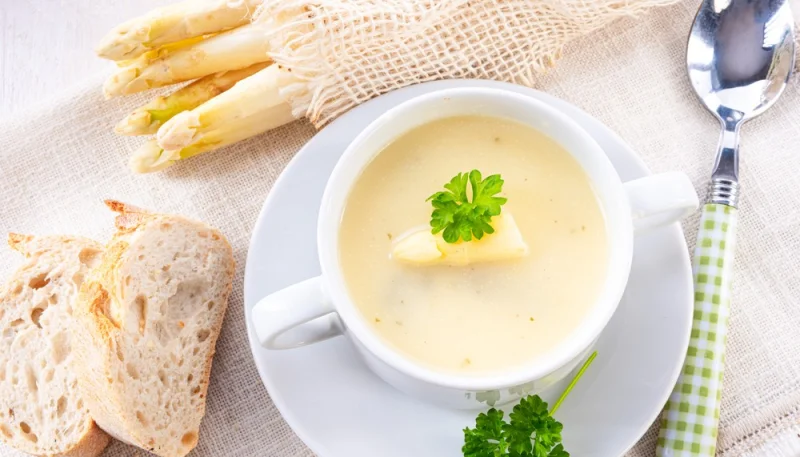 Velouté d'asperges blanches au Thermomix