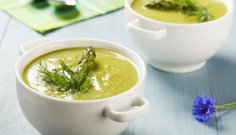 Velouté d'asperges vertes