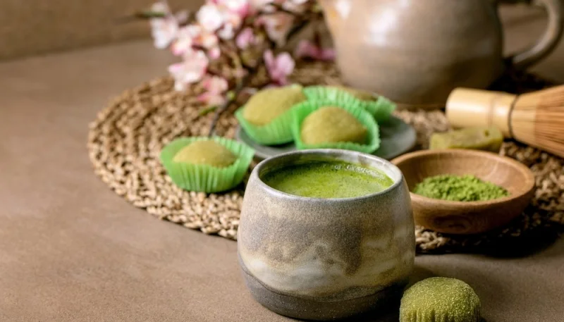 Mousse au matcha
