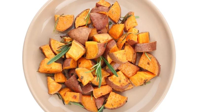 Patates douces sautées