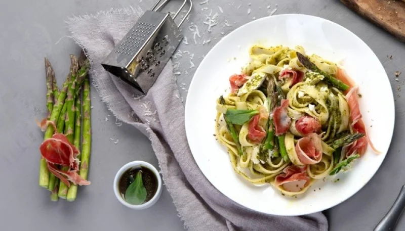 Pâtes aux asperges