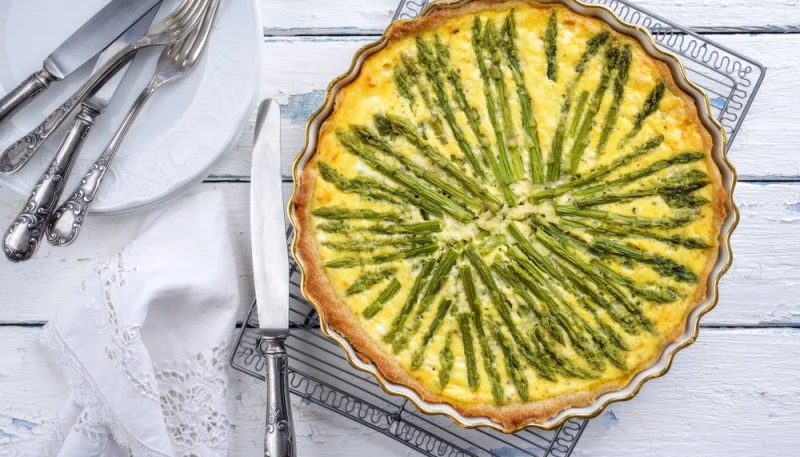 Tarte aux asperges