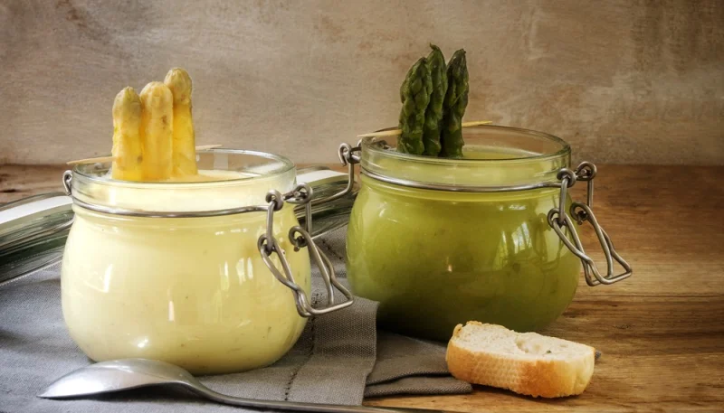 Verrines aux asperges