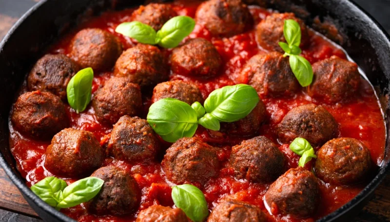 Boulettes de viande à la sauce tomate