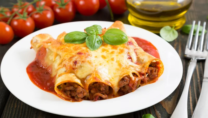 Cannelloni à la viande hachée