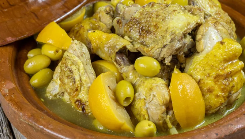 Poulet au citron confit