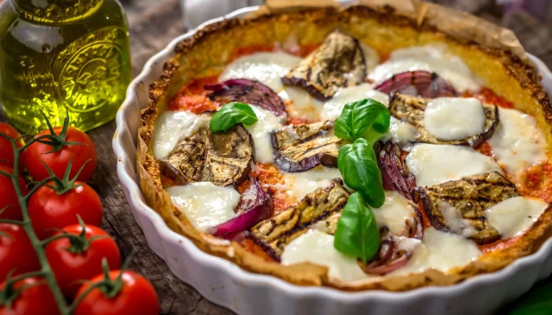 Tarte à l’aubergine