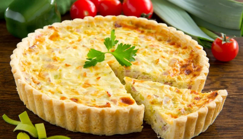 Tarte au thon et aux poireaux