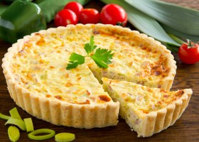 Tarte au thon et aux poireaux