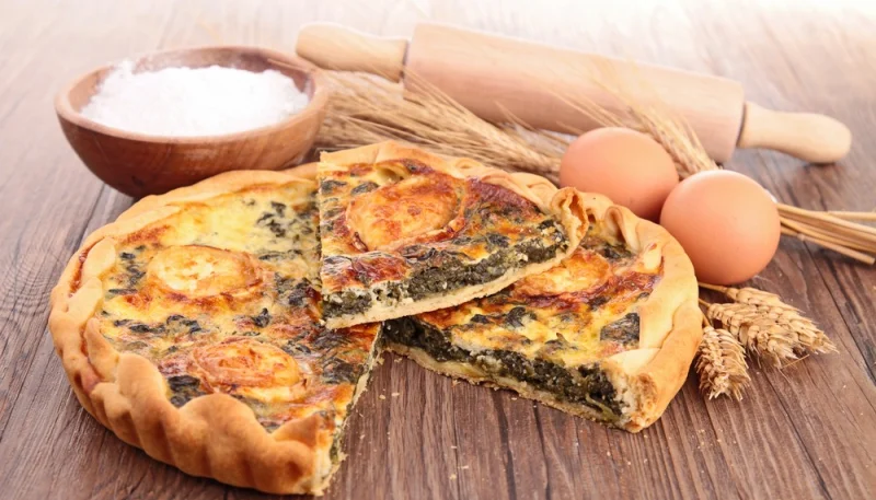 Tarte chèvre-épinards