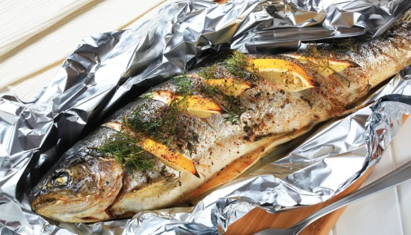 Truite en papillote