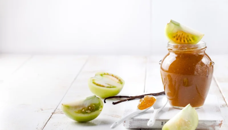 Confiture de tomates vertes