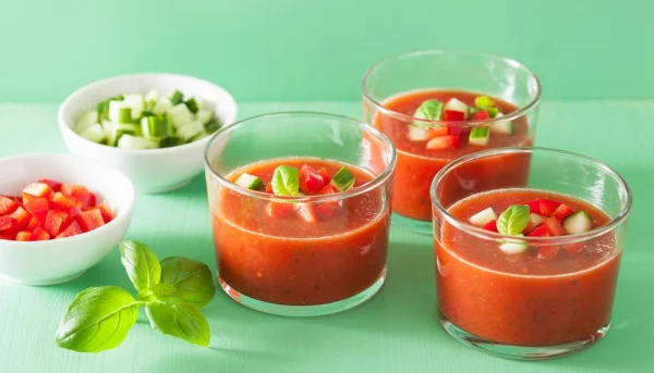 Gaspacho de tomates au Thermomix
