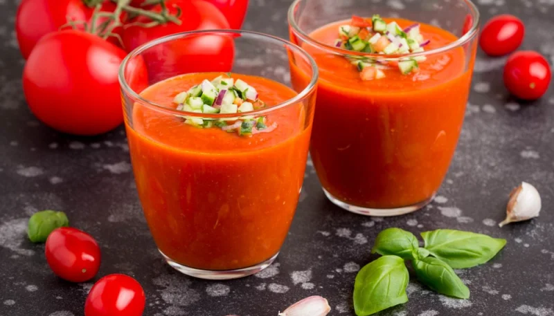 Gaspacho tomate concombre