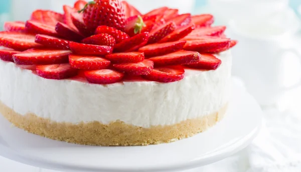 Gâteau aux fraises et au mascarpone