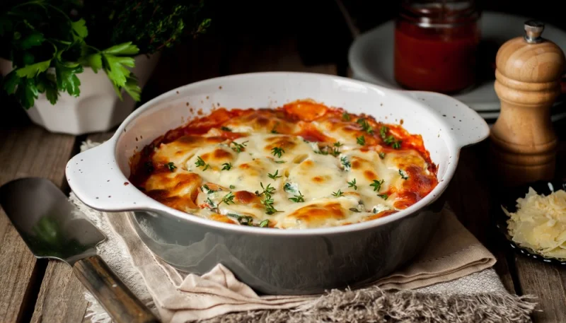 Gratin de pommes de terre courgette tomate