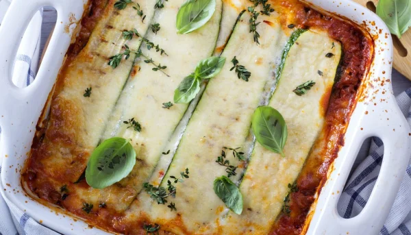 Lasagnes courgette chèvre