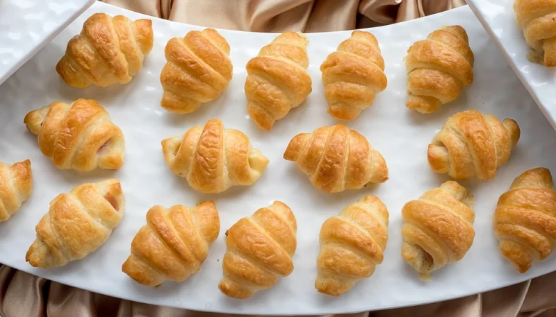 Mini croissants au Comté