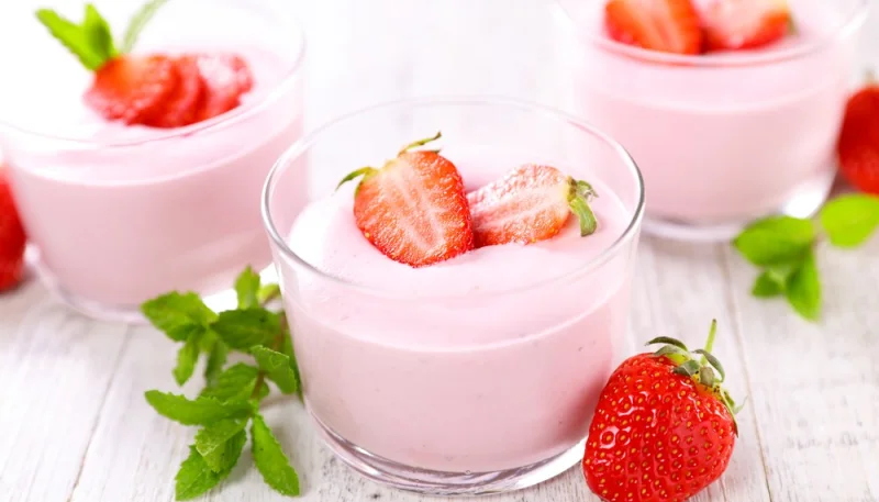 Mousse à la fraise