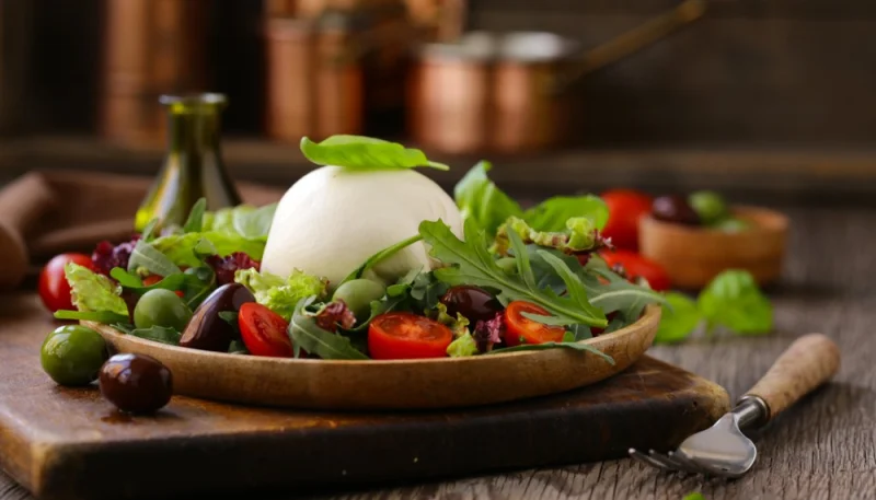 Salade à la burrata