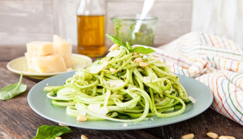 Spaghetti de courgettes