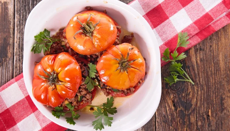 Tomates farcies viande hachée