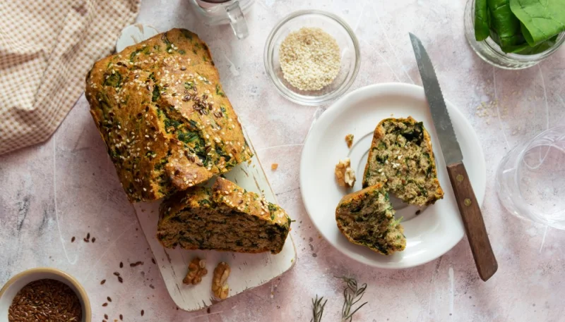 Cake aux blettes et lardons