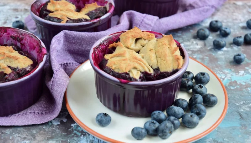 Cobbler aux myrtilles