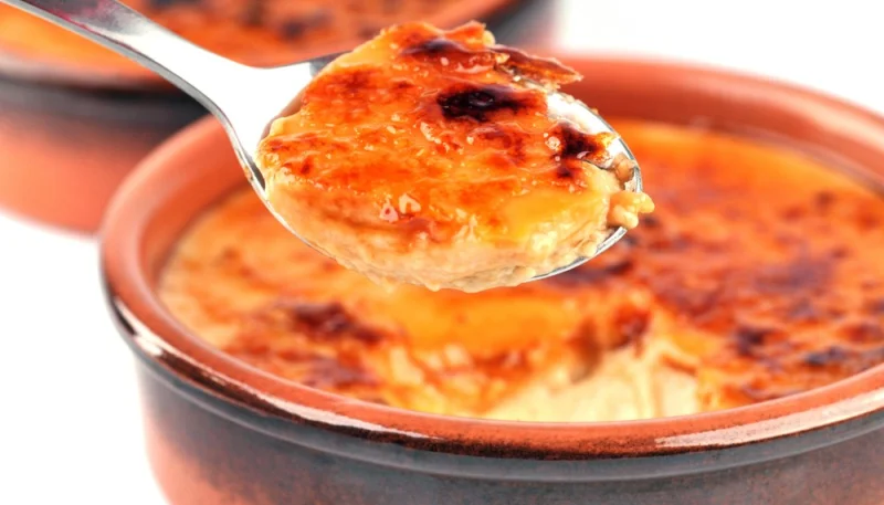 Crème brûlée pommes spéculoos