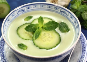 Soupe de concombre
